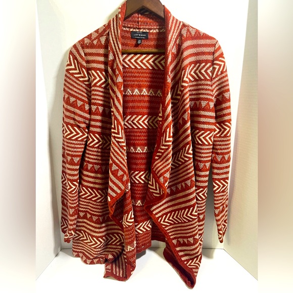 Lucky Brand women’s Aztec cardigan size large - Picture 1 of 4